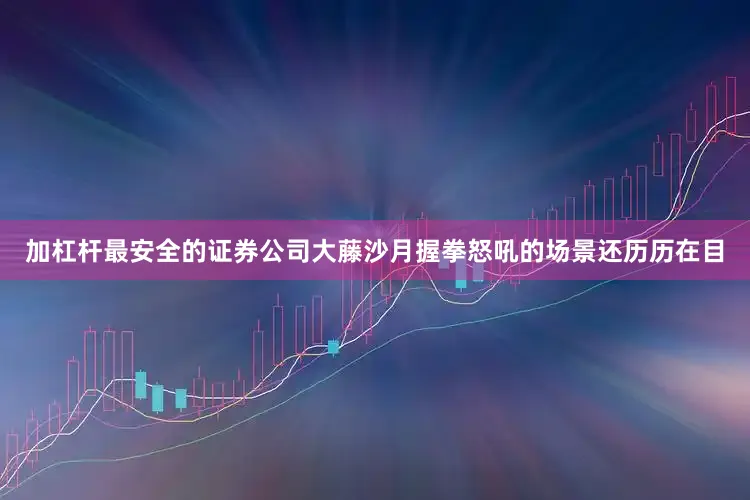 加杠杆最安全的证券公司大藤沙月握拳怒吼的场景还历历在目